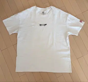 ELEMENT 스케이트보드 T셔츠 화이트