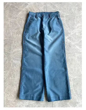 S.J. Dante 보석 두더지 가죽 핸드크라프트 팬츠