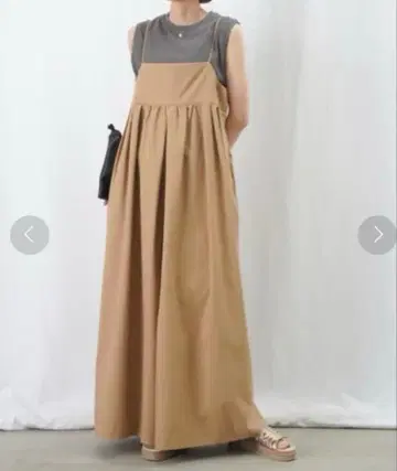 LUCA LADY LUCK LUCA 린넨 혼방 턱 살로펫 팬츠 7025