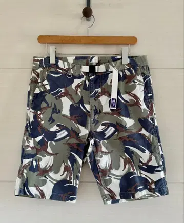 THE NORTH FACE PURPLE LABEL 카모플라쥬 숏팬츠 32