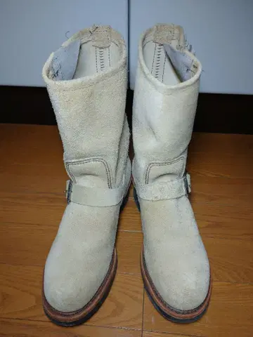 단종 red wing 8268 PT99 엔지니어 부츠 스웨이드 7D