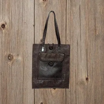 새상품급 CARMINA CAMPUS 이탈리아제 가죽 토트백 브라운