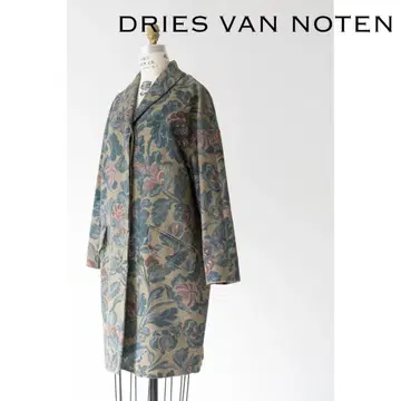 DRIES VAN NOTEN 드리스반노튼 올 패턴 체스터 코트