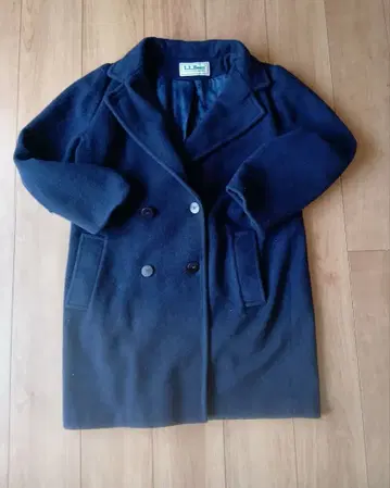 L.L.Bean 네이비 울 피코트