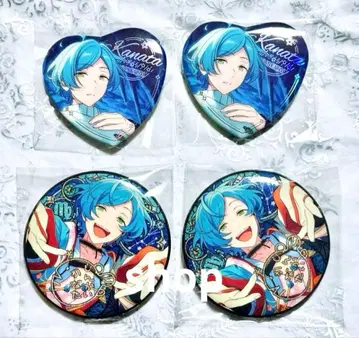 앙스타 별의 방향 캔뱃지 하트 캔뱃지 심해 카나타