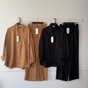 F moussy LUSTER OVER 셔츠 셋업 2색 세트