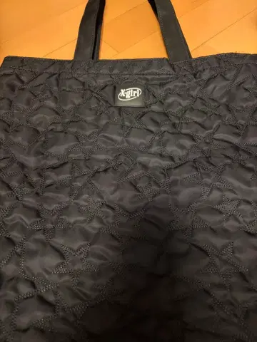 Xgirl 엑스걸 토트백 별 모양 퀼팅