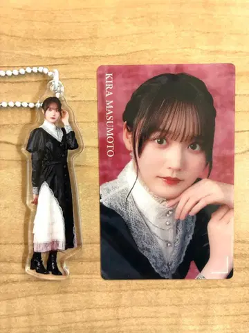 사쿠라자카46 온라인 복권 미니 아크릴 키링 클리어 카드 마스모토 키라