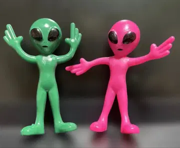 피규어 에이리언 그레이 2색 UFO 우주인 약 10cm