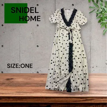 e1741 SNIDEL HOME 도트 무늬 룸웨어 사이즈 ONE