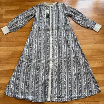 펠리시모 뮐루즈 염직 미술관 원피스 빈티지 패턴 프린트 새상품