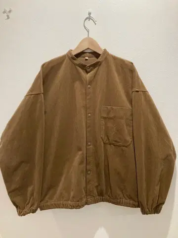 무지 라보 코듀로이 스탠드 카라 셔츠