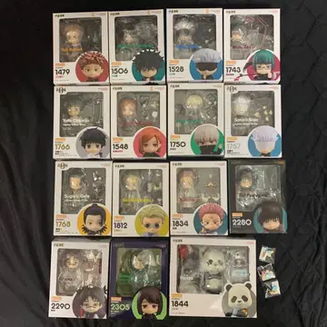 주술회전 피규어 세트 15개 넨도로이드