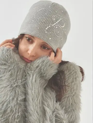 PELLICULE motif stone beanie