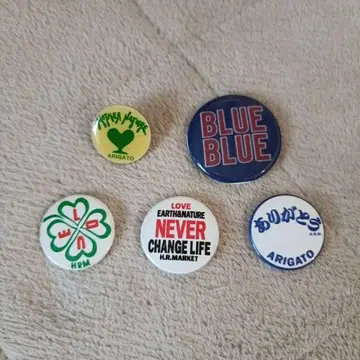 할리우드 런치마켓 레어 캔뱃지 등 5점 일괄