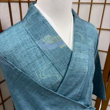 순수 실크 단벌 기모노 [잉어]