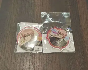 마루쿠지 다이아의 A 코미나토 하루이치 캔뱃지 아크링 키링 2개 세트