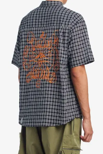 Evisen OVERLAND CHECK SHIRT L 25SS 네이비