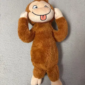 브라운색 원숭이 봉제 인형