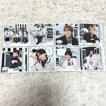 패미클라 스토어 오사카 Travis Japan 정사각형 사진 8장 세트