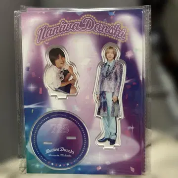 미치에다 슌스케 아크릴 스탠드 나니와단시 파미쿠라 스토어 후지와라 P