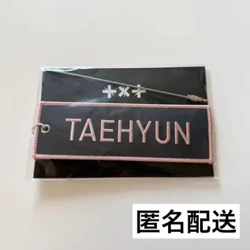 TXT 태현 네임 와펜 키링