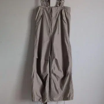 BEAMS BOY 베이지 살로펫 성인 여성의 궁극의 빅 루즈 팬츠