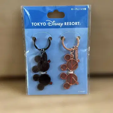 도쿄 디즈니 리조트 미키마우스 키링 2개 세트