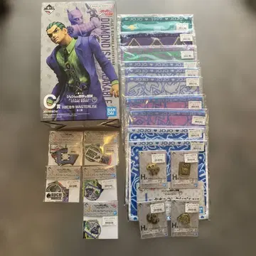 제일복권 죠죠 C상 카와지리 코사쿠 + 하위상 세트