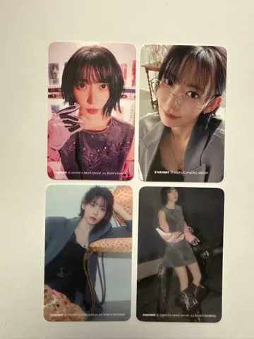 르세라핌 D'ICON IN TOKYO 사쿠라 4장 세트