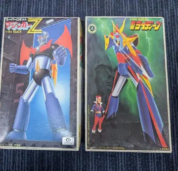 [ 당시물 ] 마징가Z 라이딘 프라모델 2개 세트 내부 가방 미개봉 상품