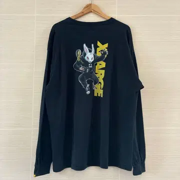 FR2 X-LARGE 토끼 캐릭터 롱 슬리브 T셔츠