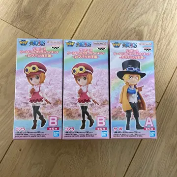 원피스 월드 콜렉터블 피규어 카마바카 왕국 3체 세트 미개봉 새상품