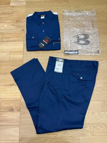 바틀 BURTLE 620 610 상하의 세트 네이비 LL W85