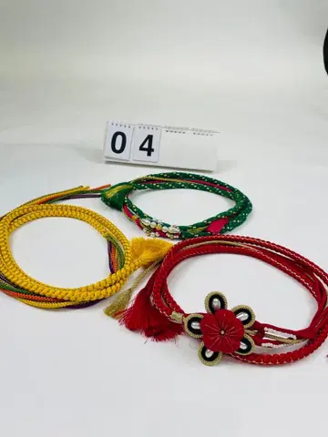 성인식 후리소데 허리띠 3개 세트