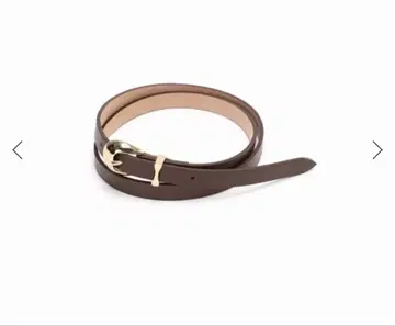 미사용 새상품 LEFIJE/레피에 Tresor 벨트 브라운
