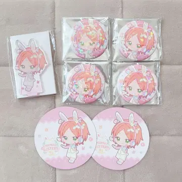 앙스타 히나타 애니카페 아크릴 스탠드 캔뱃지 코스터