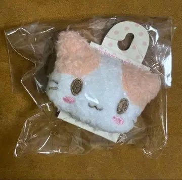 산리오 마쉬멜로우처럼 폭신폭신한 냥코 봉제 인형 앞머리 헤어 클립