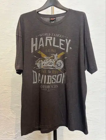 Harley-Davidson 오토바이 그래픽 TEE