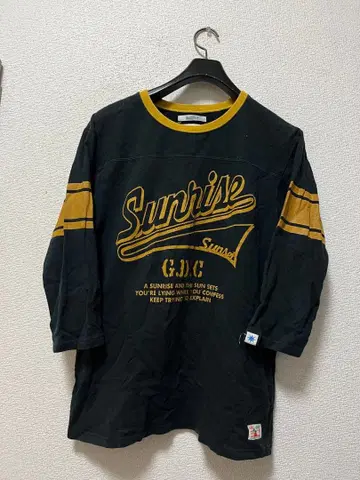 그랜드 캐니언 라이트 맨투맨 풋볼T /M 블랙 우라하라 y2k