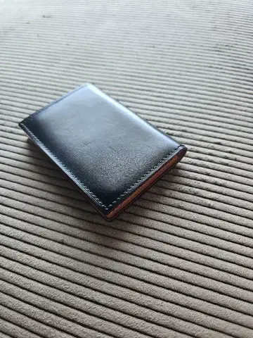 GANZO CORDOVAN (코도반) 통바닥 명함지갑