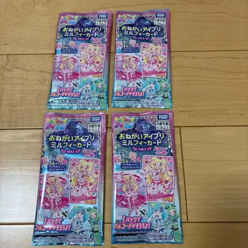 오네가이 아이프리밀 피카 카드 4팩 세트