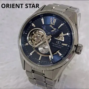 ORIENT STAR 자동 와인딩 손목시계 네이비