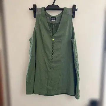 폴 스미스 슬리브리스 셔츠 올리브 그린