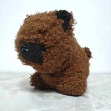 레어 쇼와 레트로 소우비샤 개 차우차우 앉은 봉제 인형 강아지 빈티지
