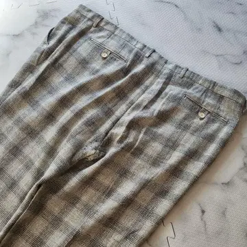 구하기 어려움 XXXXL 상당 ETRO 에트로 슬랙스 실크 린넨 트위드