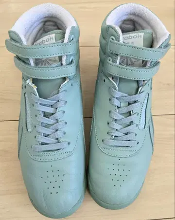 Reebok 프리스타일 하이컷 스니커즈 민트 그린 25cm