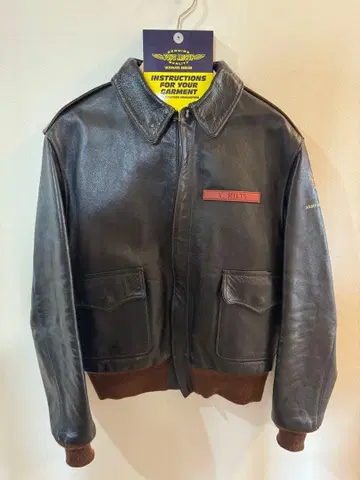 TOYS McCOY V.HILTS A-2 가죽 자켓