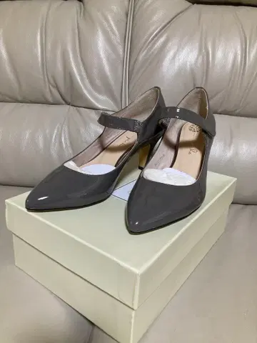 Piche abahouse 그레이 스틸레토 하이힐 40