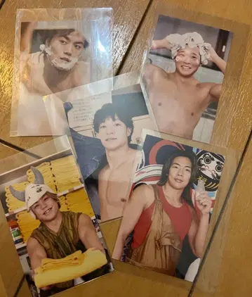 사우나 카미나 솔로 5장 세트 DDT 프로레슬링